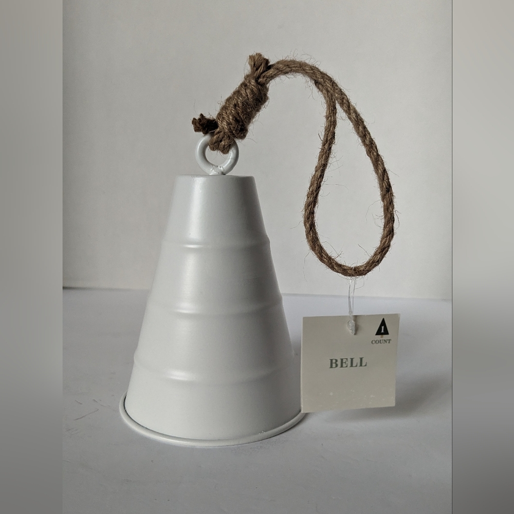 Target Bullseye Playground Christmas Bell Set Of White & Bronze Farmhouse Bells - Picture 7 of 11